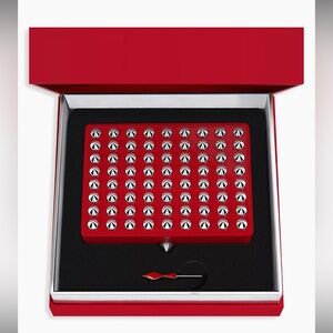 Christian Louboutin Abracadabra La Palette Refillable Studded Card Holder Mirror